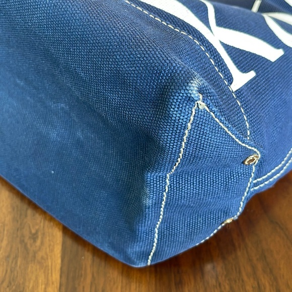 BEAUTIFUL KATE SPADE CANVAS TOTE - RED WHITE & BLUE - VERY PATRIOTIC! - Picture 7 of 12